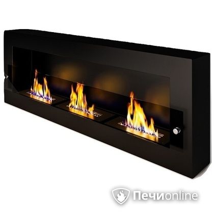 Биокамин ЭкоЛайф Fire Line Glass black burgundy в Нижнем Тагиле